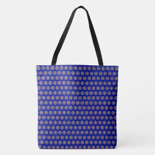 Geometric Circle Canvas tas – Stijlvol en veelzijd
