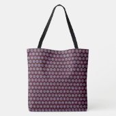 Geometric Circle Canvas tas – Stijlvol en veelzijd (Achterkant)