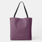 Geometric Circle Canvas tas – Stijlvol en veelzijd (Achterkant)