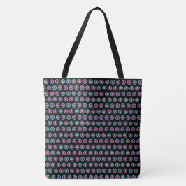 Geometric Circle Canvas tas – Stijlvol en veelzijd