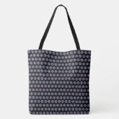 Geometric Circle Canvas tas – Stijlvol en veelzijd (Achterkant)