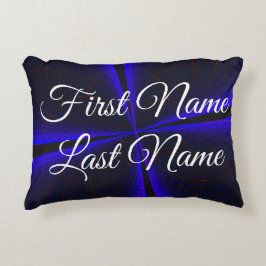 Geometric Clover Leaf Accent Parody Pillow Kussen