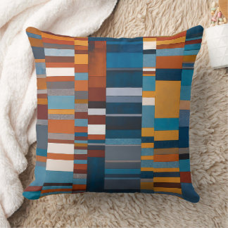 Geometric Color Block Pattern Southwestern Colors Kussen