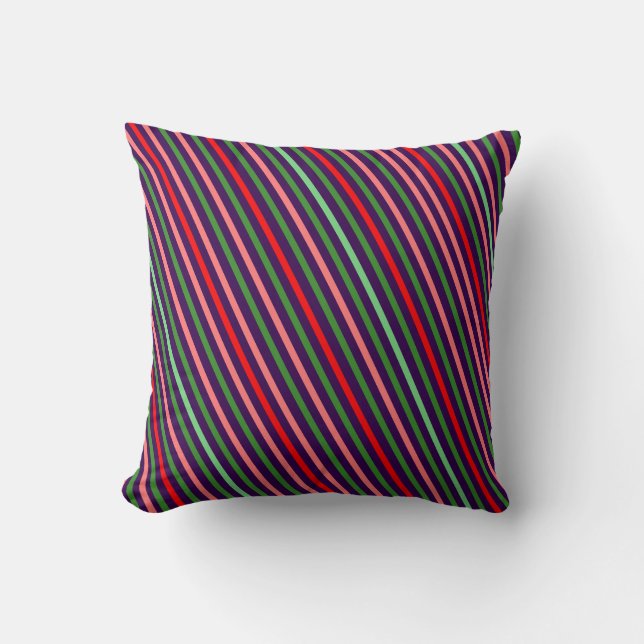 Geometric colorful simple Throw Pillow Kussen (Voorkant)