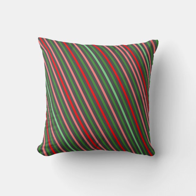 Geometric colorful simple Throw Pillow Kussen (Voorkant)