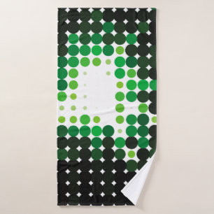 Geometric colorful vintage background. Abstract Badhanddoek