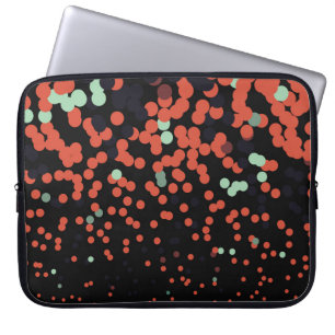 Geometric colorful vintage background. Abstract Laptop Sleeve