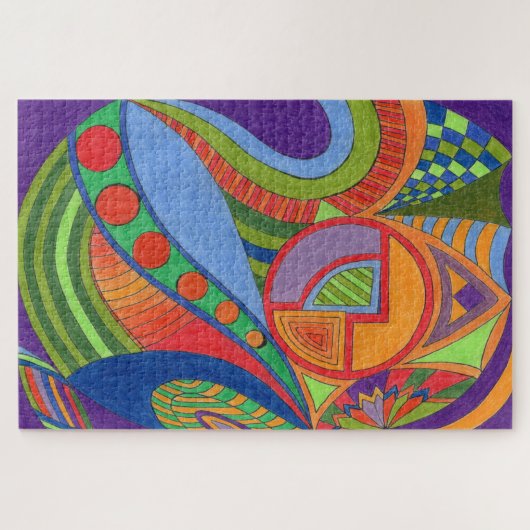 Geometric Colour II Legpuzzel (Horizontaal)