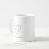 Geometric Constellation Heart Mug - "Our Love Koffiemok (Voorkant links)
