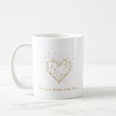 Geometric Constellation Heart Mug - "Our Love Koffiemok (Links)