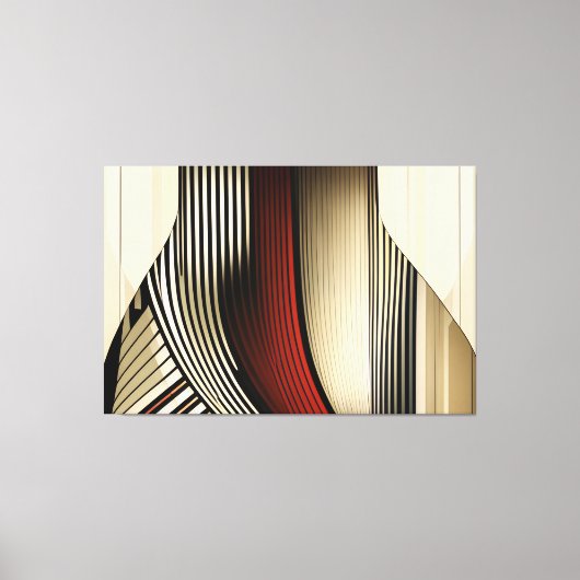 Geometric Convergence Canvas Afdruk (Voorkant)