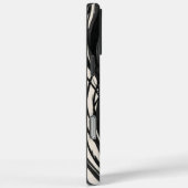 Geometric Crystal Black and White iPhone Case (Achterkant / Rechts)