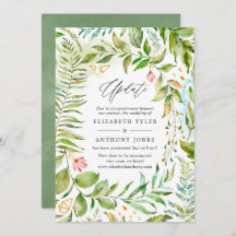 Geometric Crystal Greenery Wedding Update