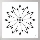 Geometric Daisy II, Poster (Voorkant)