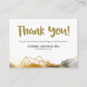 *~* GEOMETRIC - DANK U LOGO QR code AP8 Review Informatiekaartje (Voorkant)