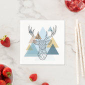 Geometric Deer Portret Servet (Insitu)