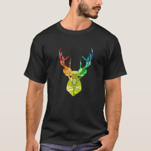 Geometric Deer U2013 Beauful Animal Artwork T-shirt