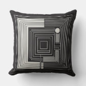 Geometric Depth Grid Kussen (Voorkant)