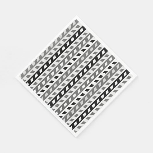 Geometric Design, gray, black, white, Servet (Hoek)