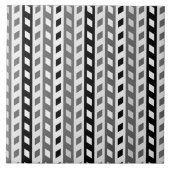 Geometric Design, gray, black, white, Tegeltje (Voorkant)
