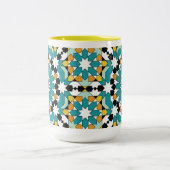 Geometric Design Mug Tweekleurige Koffiemok (Center)