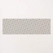 Geometric design off-white yogamat (Achterkant (horizontaal))