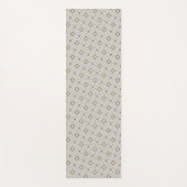 Geometric design off-white  yogamat (Voorkant)