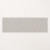 Geometric design off-white  yogamat (Voorkant (horizontaal))