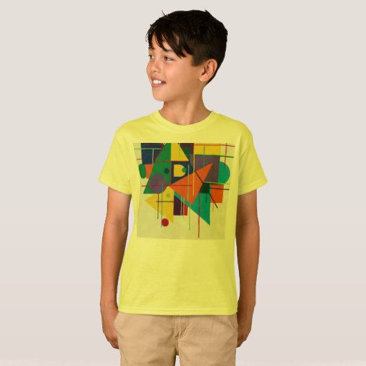 Geometric design t-shirt (Voorkant volledig)