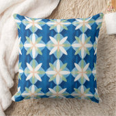 Geometric diamond flowers kussen (Deken)