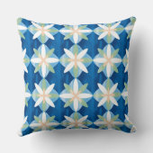Geometric diamond flowers kussen (Achterkant)