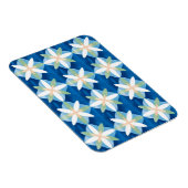 Geometric diamond flowers magneet (Rechterzijde)