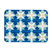 Geometric diamond flowers magneet (Horizontaal)