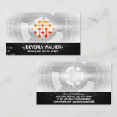 Geometric Digital Technology-logo Visitekaartje (Voorkant / Achterkant)