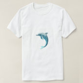 Geometric Dolphin T-shirt (Design voorkant)
