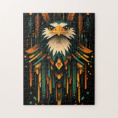 Geometric Eagle Illustration Legpuzzel (Verticaal)