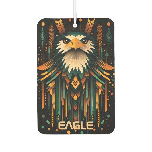 Geometric Eagle Illustration Luchtverfrisser (Voorkant)