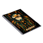 Geometric Eagle Illustration Notitieboek (Rechterzijde)