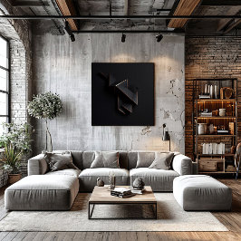 Geometric Eclipse Poster