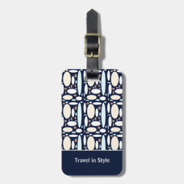 Geometric Elegance Bagagelabel