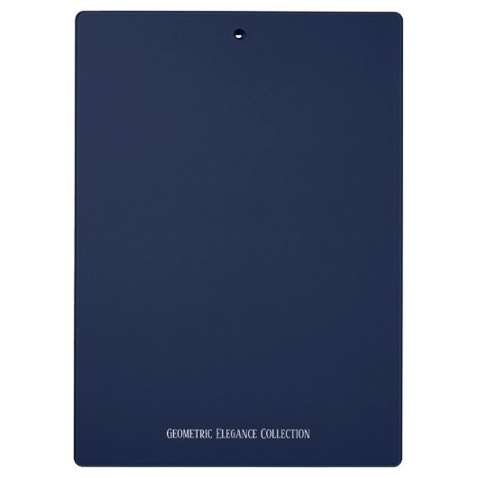 Geometric Elegance Klembord (Achterkant)