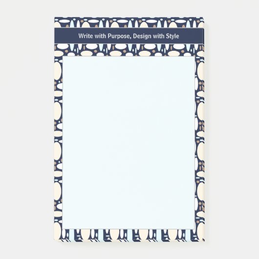 Geometric Elegance Post-it® Notes (Voorkant)