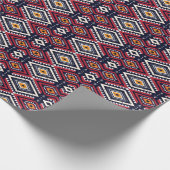 Geometric Ethnic Oriental: Traditional Seamless Cadeaupapier (Hoek)