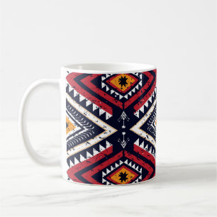 Geometric Ethnic Oriental: Traditional Seamless Koffiemok