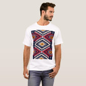 Geometric Ethnic Oriental: Traditional Seamless T-shirt (Voorkant volledig)