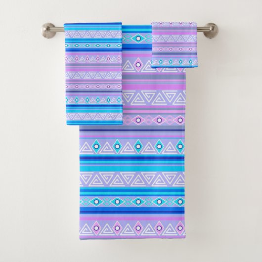 geometric ethnic tribal pattern of American Indian Bad Handdoek (Insitu)