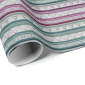 geometric ethnic tribal pattern of American Indian Cadeaupapier (Rol Hoek)