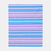 geometric ethnic tribal pattern of American Indian Fleece Deken (Voorkant)