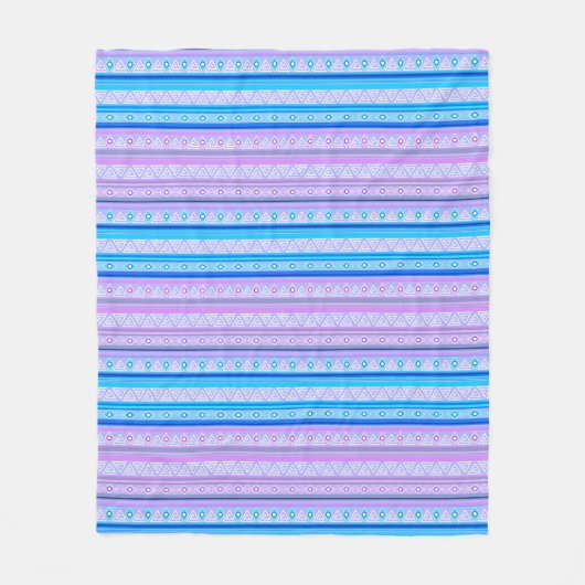geometric ethnic tribal pattern of American Indian Fleece Deken (Voorkant)
