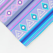 geometric ethnic tribal pattern of American Indian Fleece Deken (Hoek)